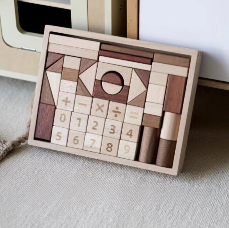 Handcrafted Unpainted Large Wooden Building Blocks